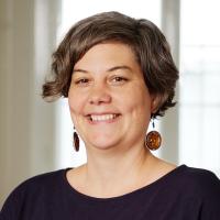 Farbiges Portrait von Frau