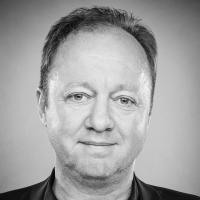 Schwarz Weiß Portrait eines Mannes