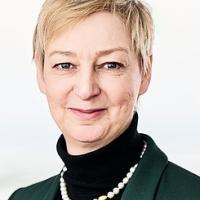 Farbiges Portrait einer Frau