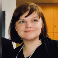 Farbiges Portrait einer Frau