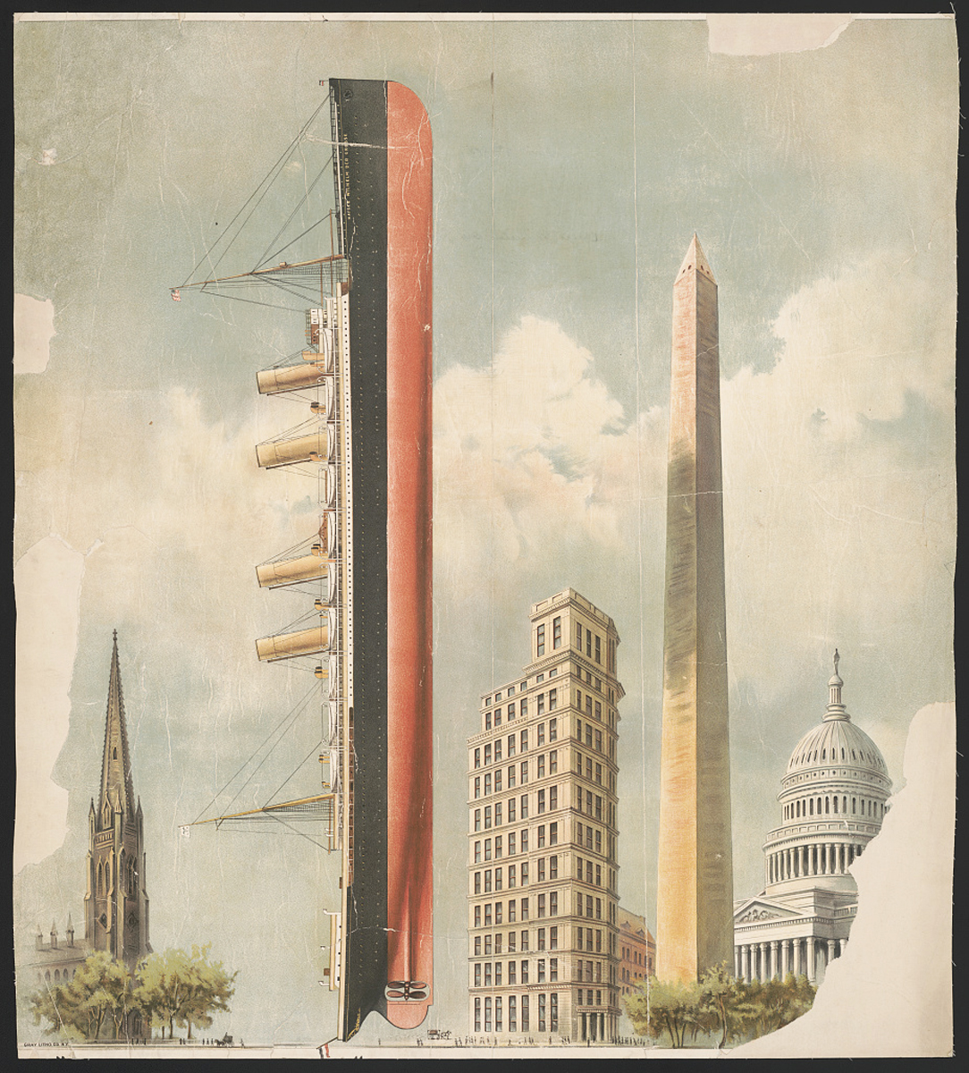 Größenvergleich, ca. 1898-1900. Quelle: Library of Congress, public domain, https://www.loc.gov/item/2016649824/ [02.04.2024]