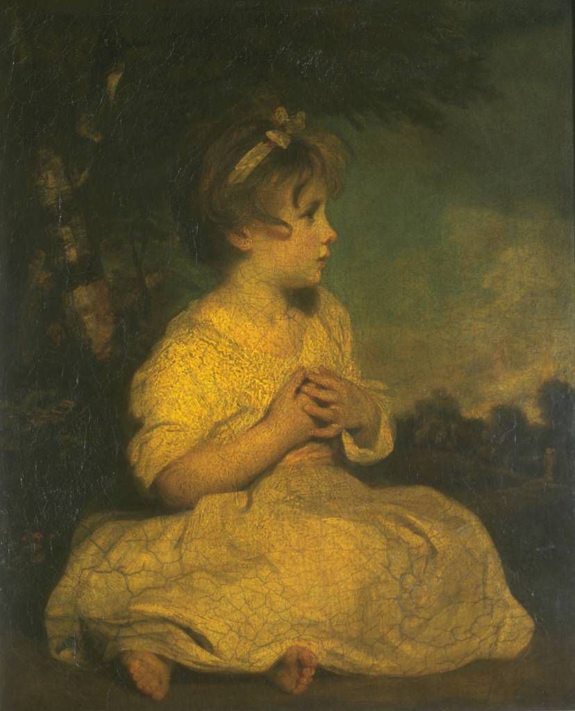 Die Vorstellung vom „unschuldigen“ Kind wird allgemein dem späteren 18. Jahrhundert zugeschrieben. Kinderporträt von Joshua Reynolds: The Age of Innocence, Ölgemälde von 1785 oder 1788. Quelle: [https://commons.wikimedia.org/wiki/File:The_Age_of_Innocence_-_Reynolds.jpg Wikimedia Commons] / [http://www.tate.org.uk/art/artworks/reynolds-the-age-of-innocence-n00307 Tate], gemeinfrei